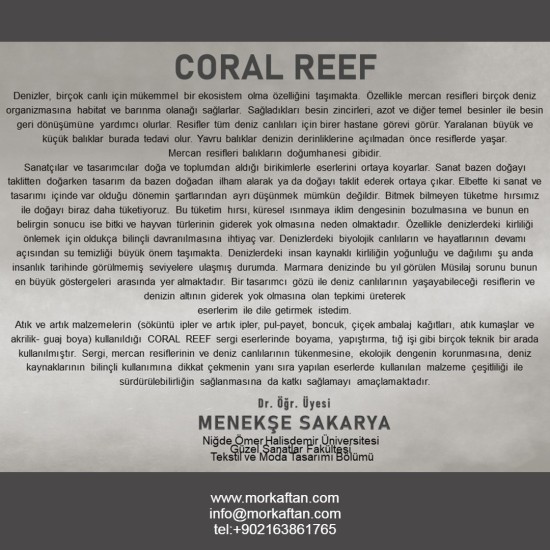 Coral Reef 11 - Dr Menekşe Sakarya Kişisel Sergi