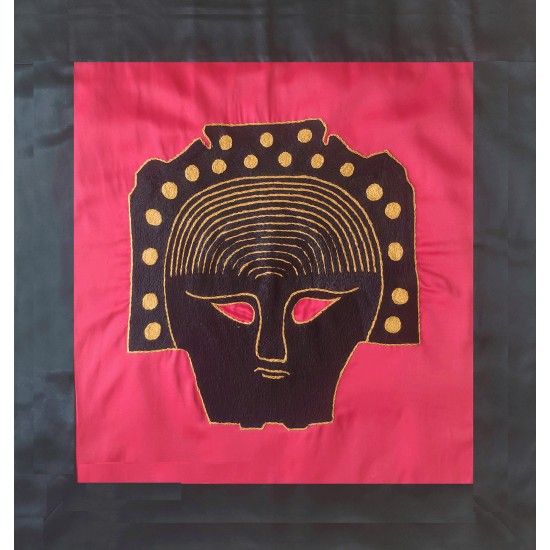 Hitit Maskesi 1 - "Anadolu Medeniyetleri" Tekstil ve Moda Tasarımı Sergisi - Elif Aksoy 