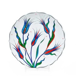 İznik Tabak - İstanbul Laleleri