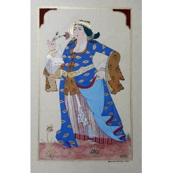 Dader Banu'nun Tasviri - Tezhip