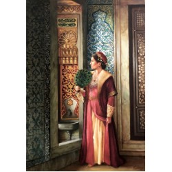 Kederli Sultan - Yağlıboya