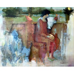 Orada Olabilmek - Yağlıboya